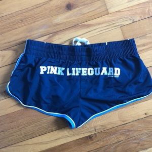PINK lifeguard shorts navy blue 💙